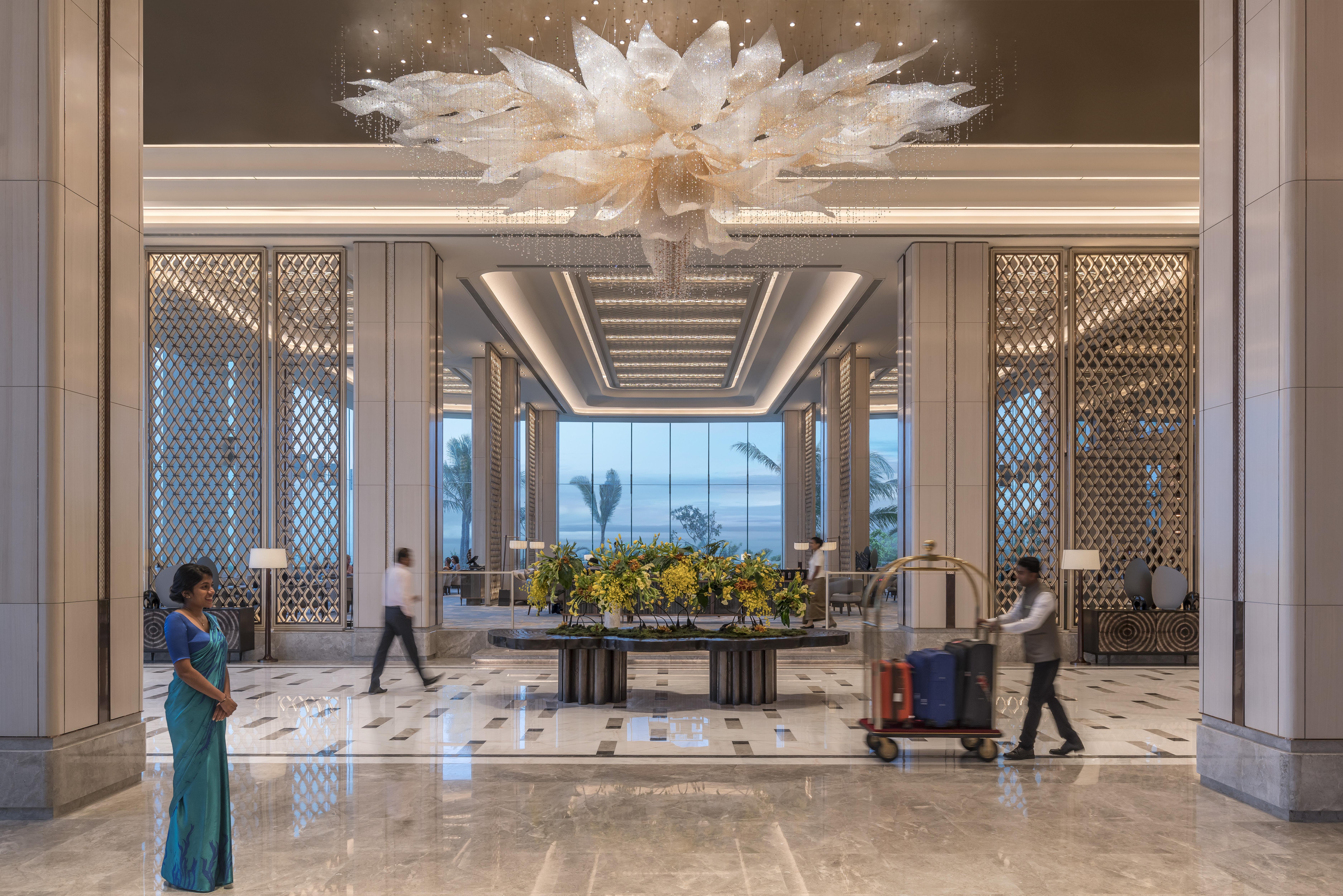 Shangri-La 콜롬보 외부 사진 The lobby of the hotel