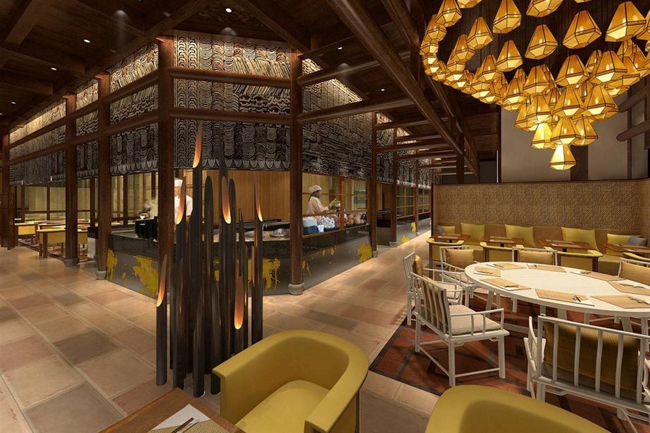 Shangri-La 콜롬보 외부 사진 Interior of the restaurant