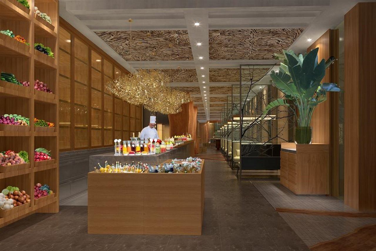 Shangri-La 콜롬보 외부 사진 3D rendering of a restaurant