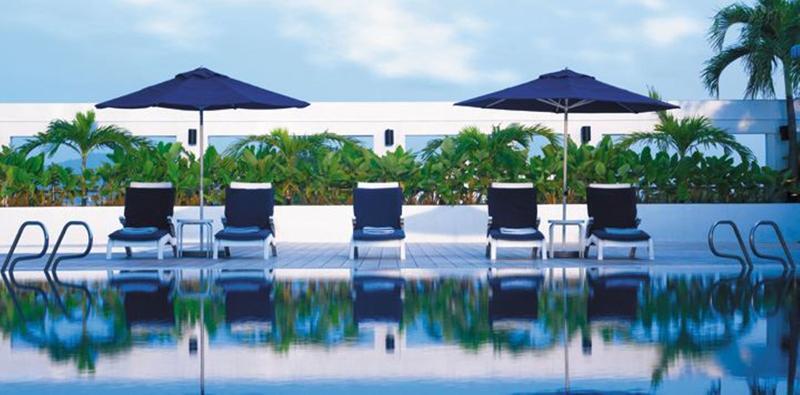 Shangri-La 콜롬보 외부 사진 The pool at the hotel